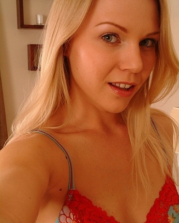 Abigail in her blue panties